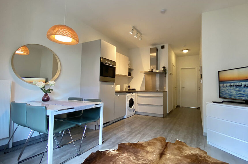 antwerp city centre apartment furnished kitchen